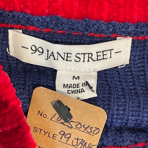 99 Jane Street Scottish Terrier Puppy Dogs Fair Isle Christmas Sweater Size M - Picture 4 of 5